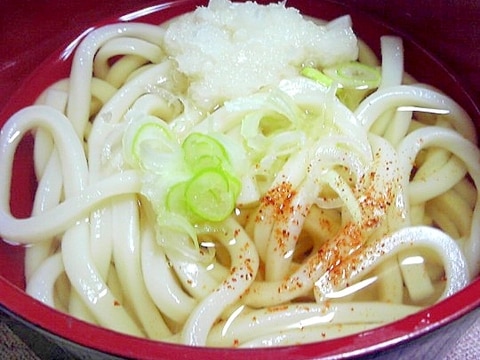 関西風あっさりツユのうどん